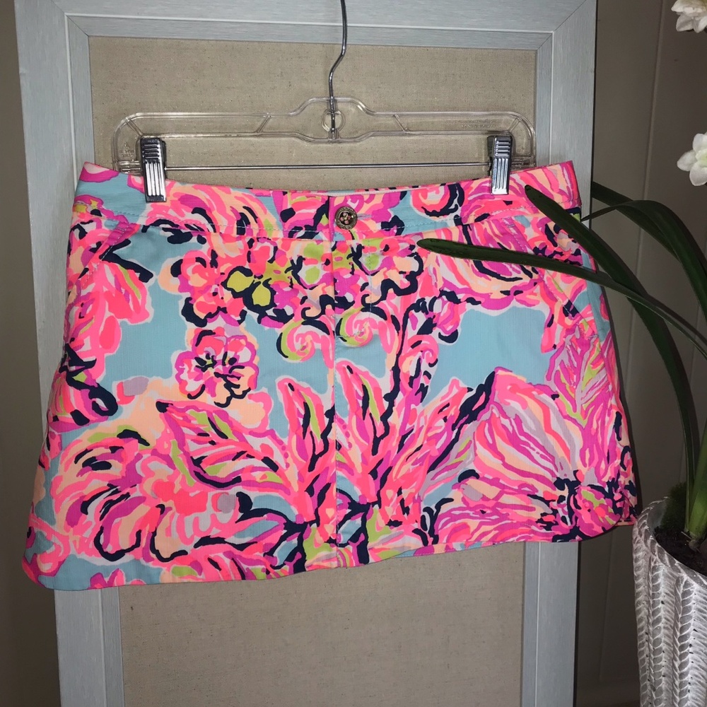 Lilly Pulitzer Lorelie Skort in Big Escapade Sz 6